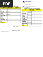 Functional Movement Screen Score Sheet | PDF