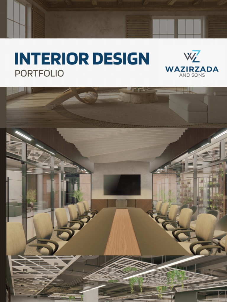 Interior Design Portfolio Ayesha Manazar, Wazirzada and Sons | PDF