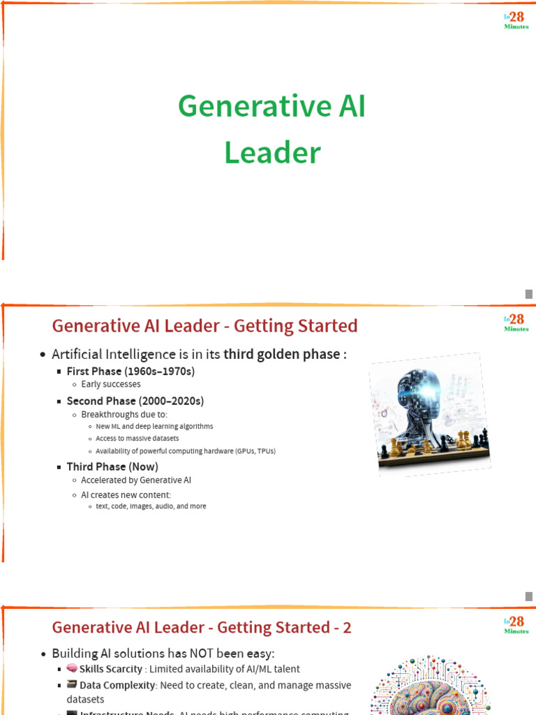 Generative AI: A Comprehensive Guide | PDF | Artificial Intelligence ...