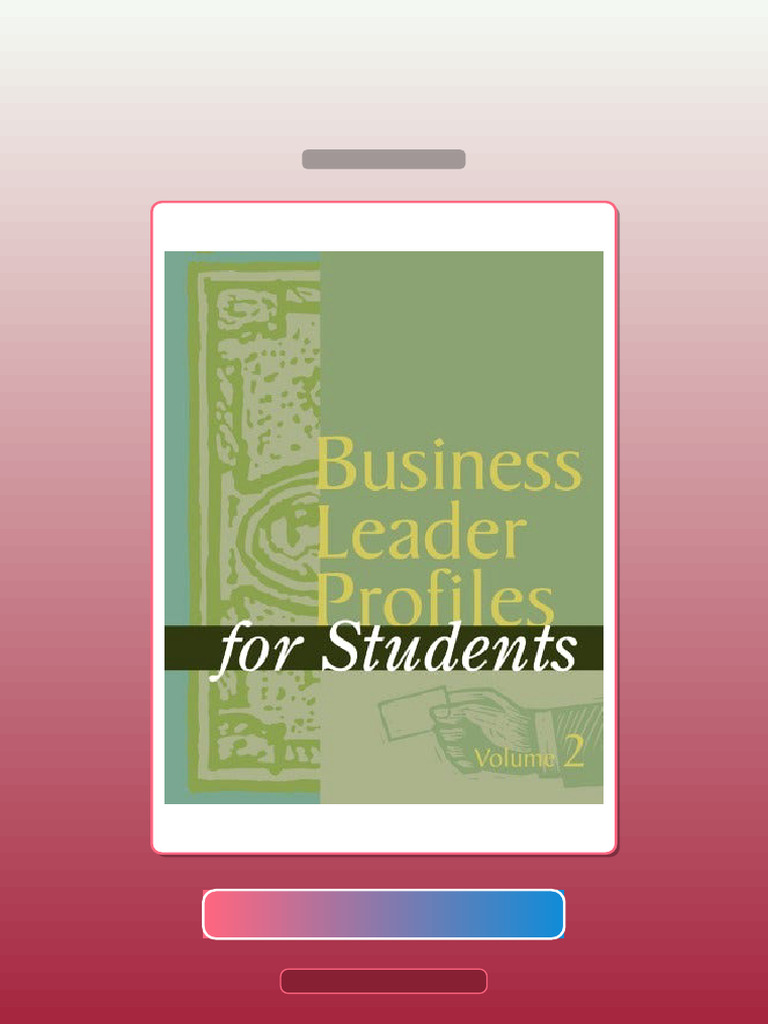 Test Bank for Business Leader Profiles for Students | PDF | Multiple ...