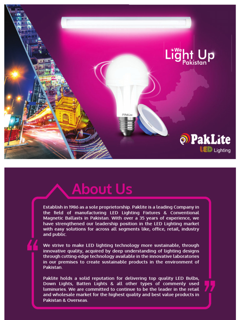 PakLite Catalogue 2021 | PDF | Light Emitting Diode | Lighting