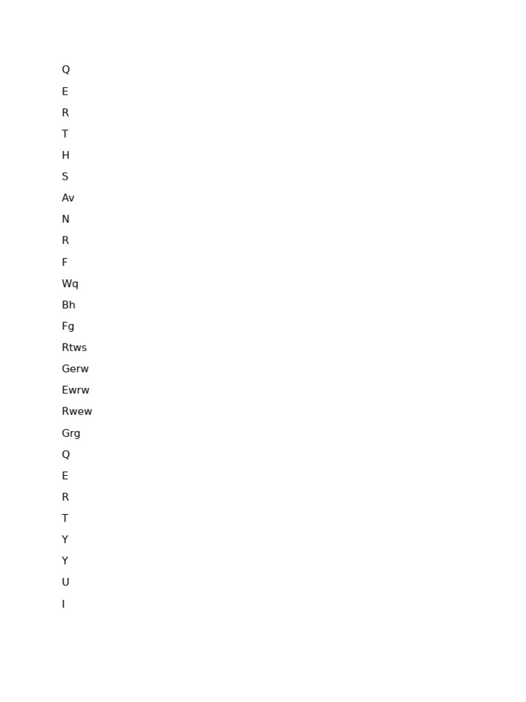 Unique Character Sequence Analysis | PDF
