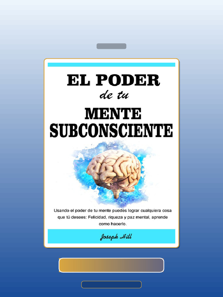 Test Bank for El Poder de Tu Mente Subconsciente Usando El Poder de Tu ...