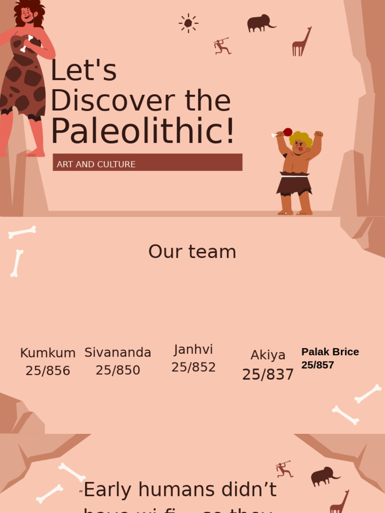 Exploring Paleolithic Art and Culture | PDF | Paleolithic | Stone Age