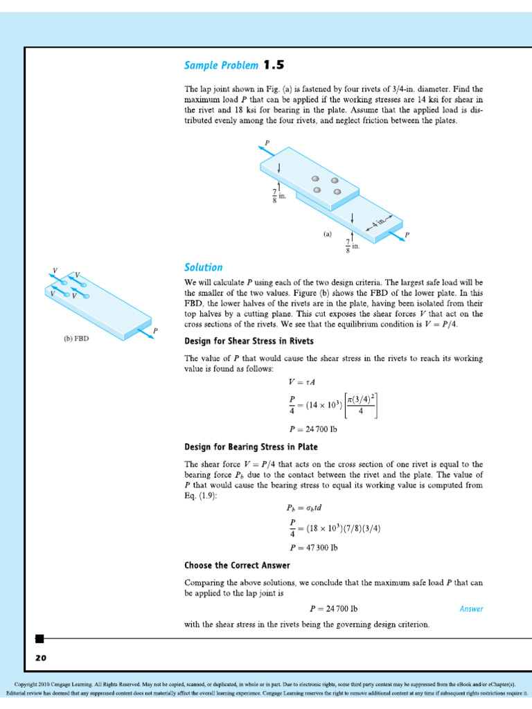 Sample Problem 1.5 | PDF