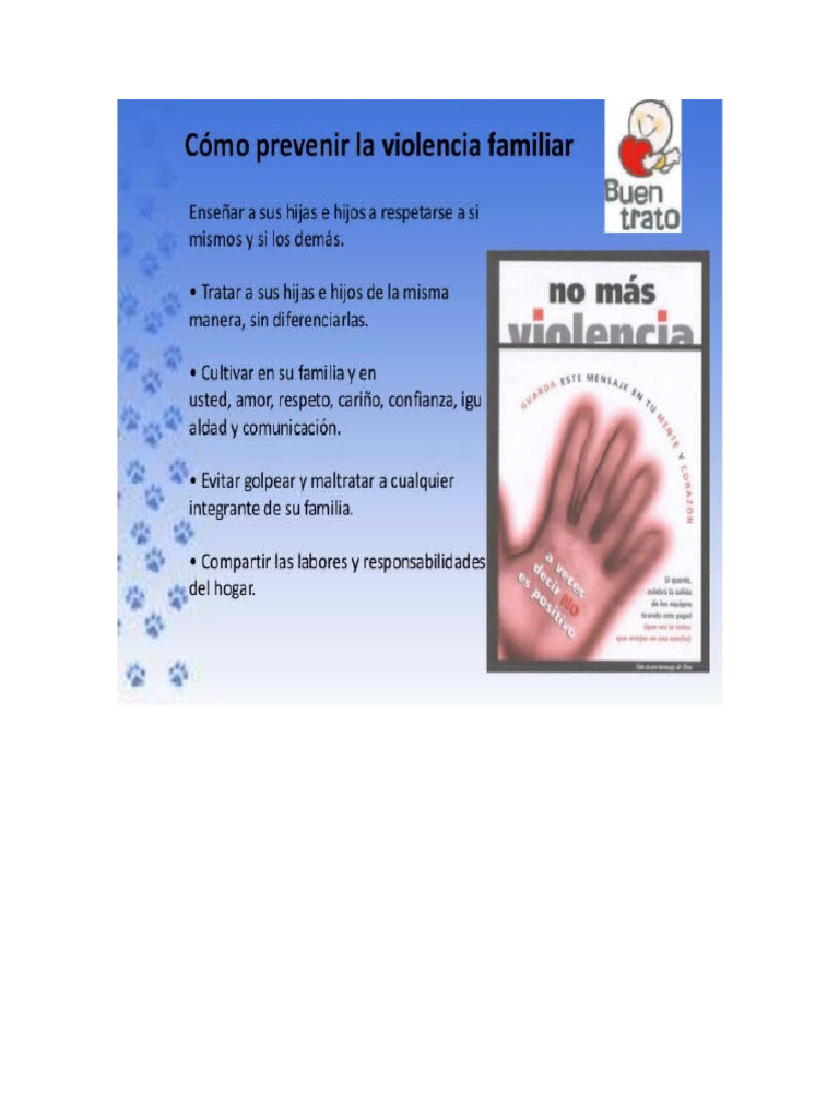Como Prevenir La Violencia Intrafamiliar | PDF