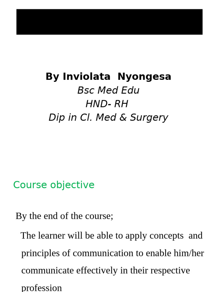 Communication Skills 2025 | PDF | Nonverbal Communication | Communication
