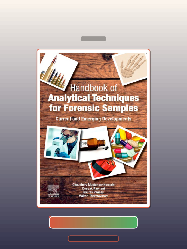 Test Bank for Handbook of Analytical Techniques for Forensic Samples ...