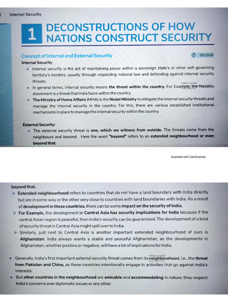 Internal Security | PDF