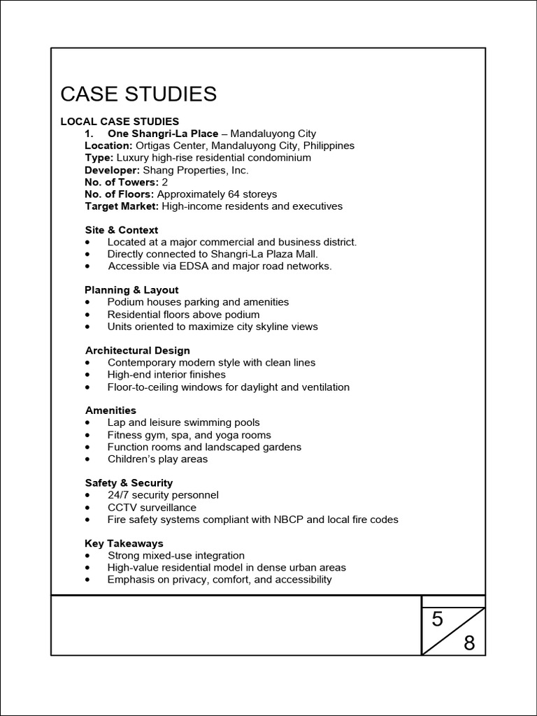 Luxury High-Rise Case Study: One Shangri-La | PDF