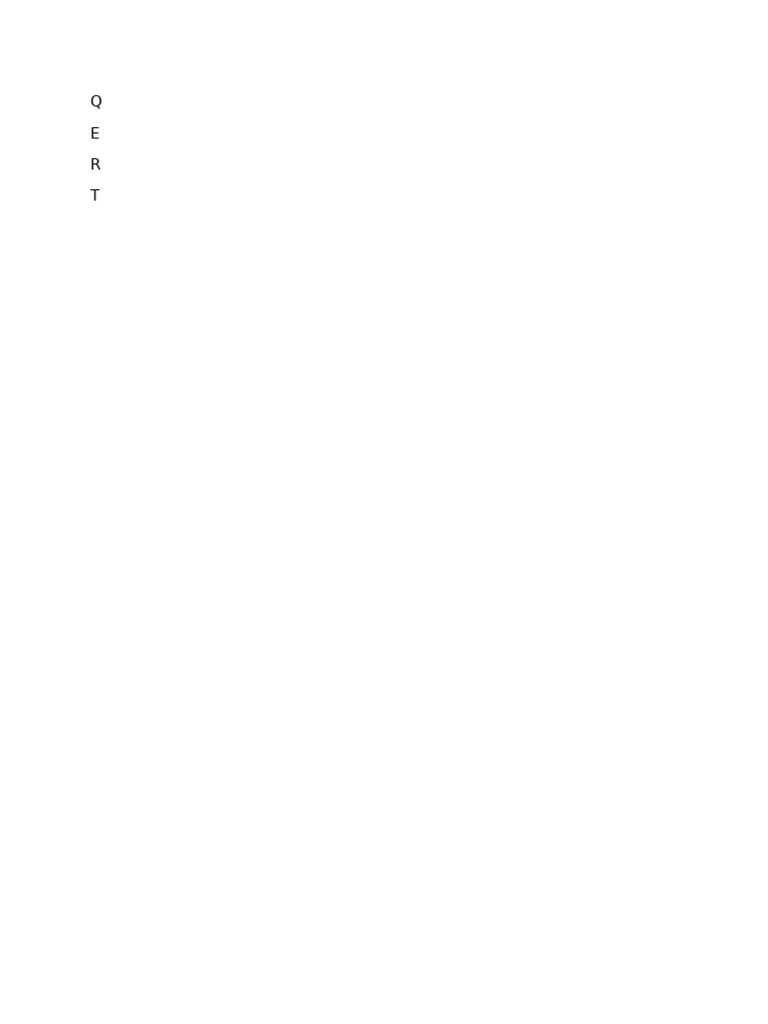 Random Character Sequence Analysis | PDF