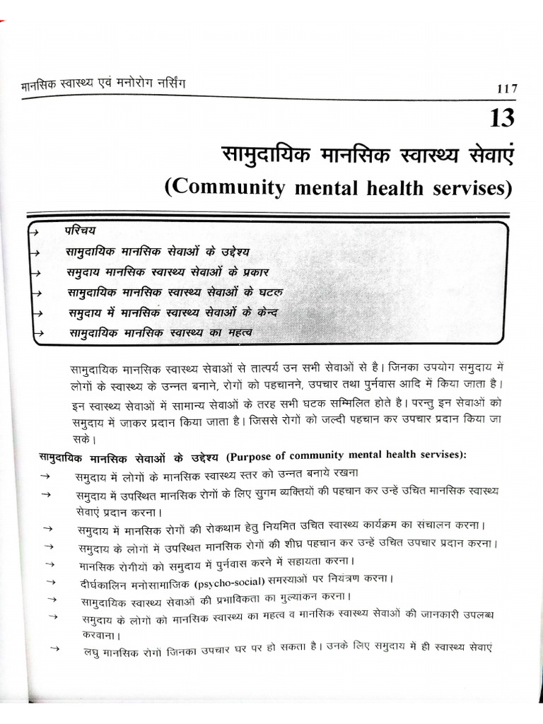 Community Mental Health Services | PDF