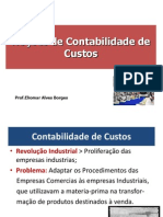 NOÇÕES DE CONTABILIDADE DE CUSTO