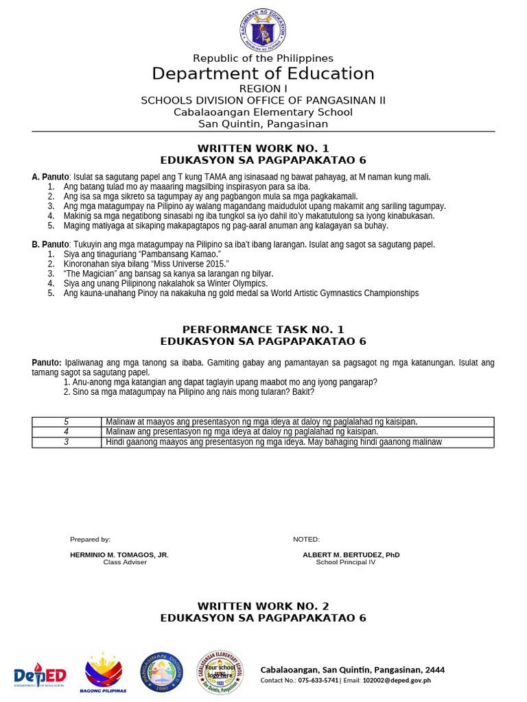 Esp 6 | PDF