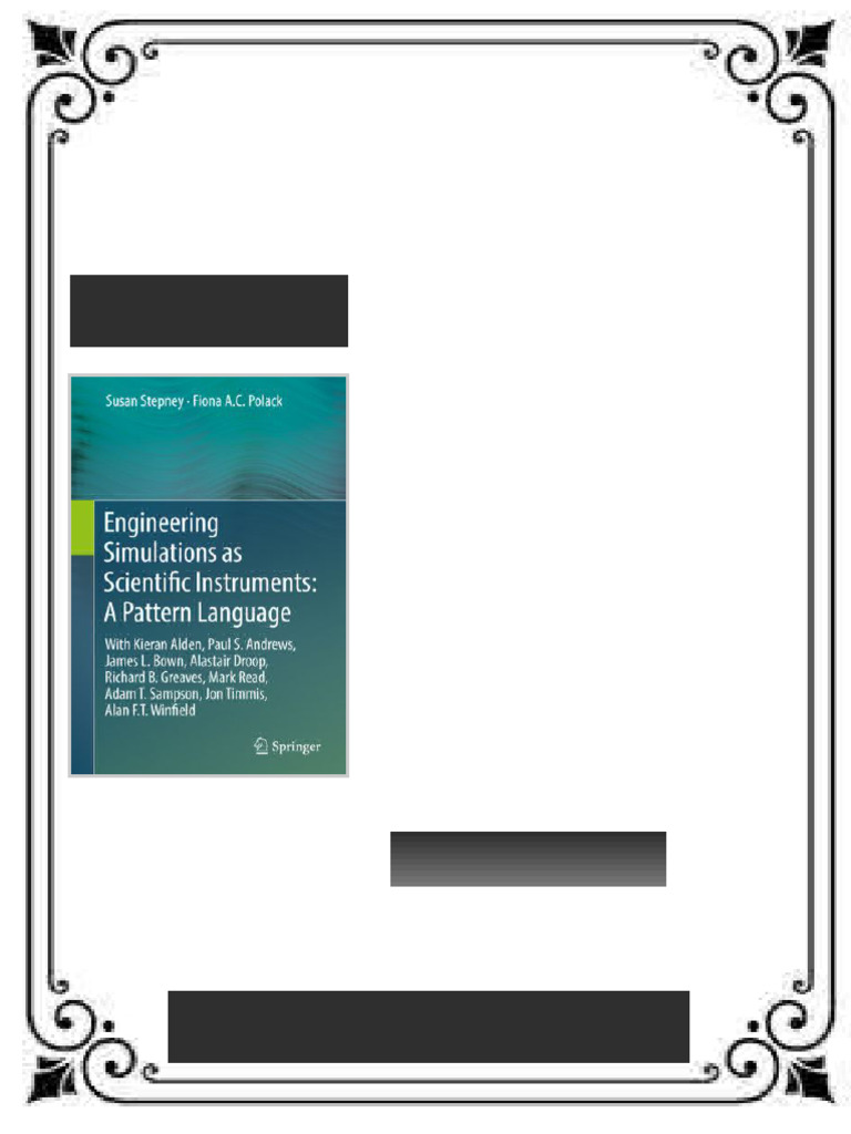Engineering Simulations as Scientific Instruments A Pattern Language ...