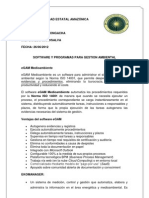 Software para Administrar El Sistema de Gestión Ambiental