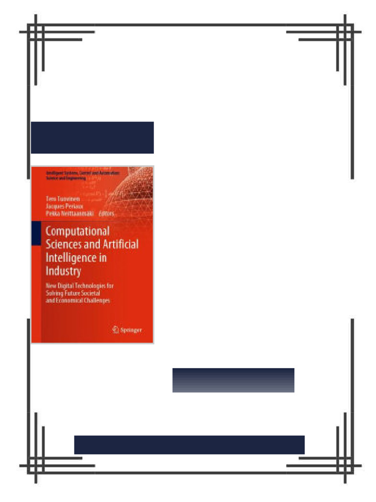 Computational Sciences and Artificial Intelligence in Industry: New ...