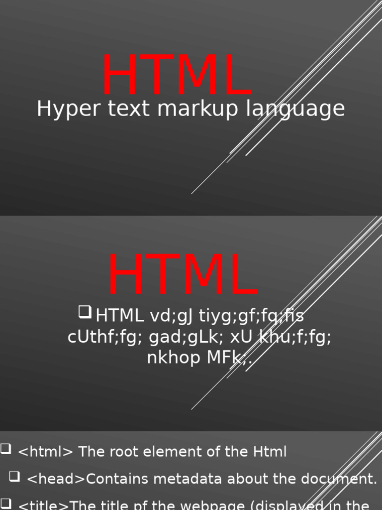 HTML Basics: Structure and Tags Guide | PDF