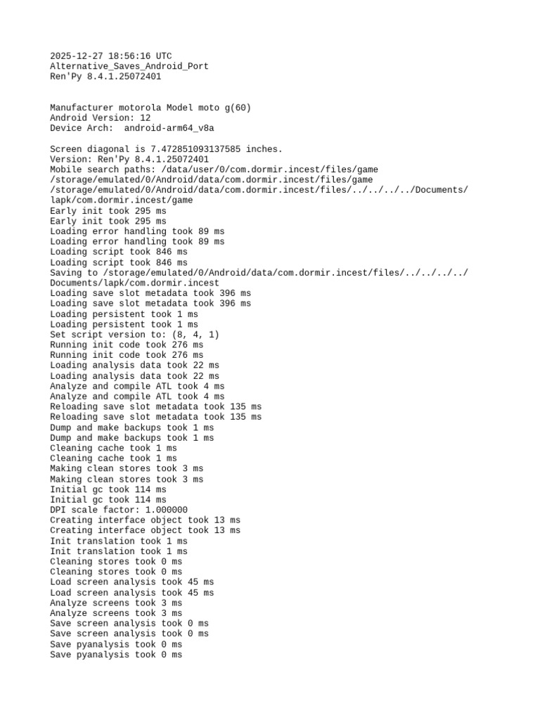 Log | PDF | Metadata | Software