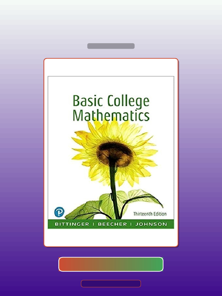 Test Bank for Basic College Mathematics 13th Edition | PDF ...