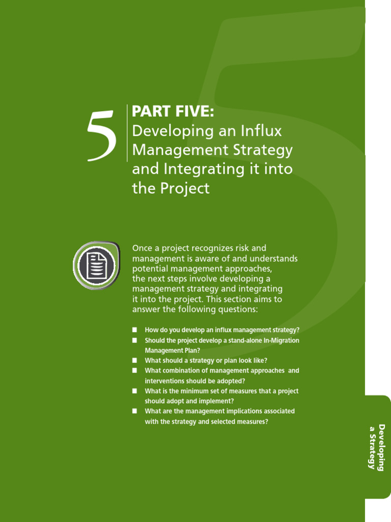 Handbook Addressing Project Induced in Migration Part5 | PDF | Risk ...