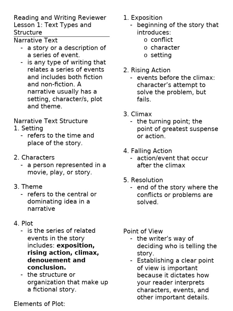 Understanding Text Types and Structures | PDF | Narrative | Literary Theory