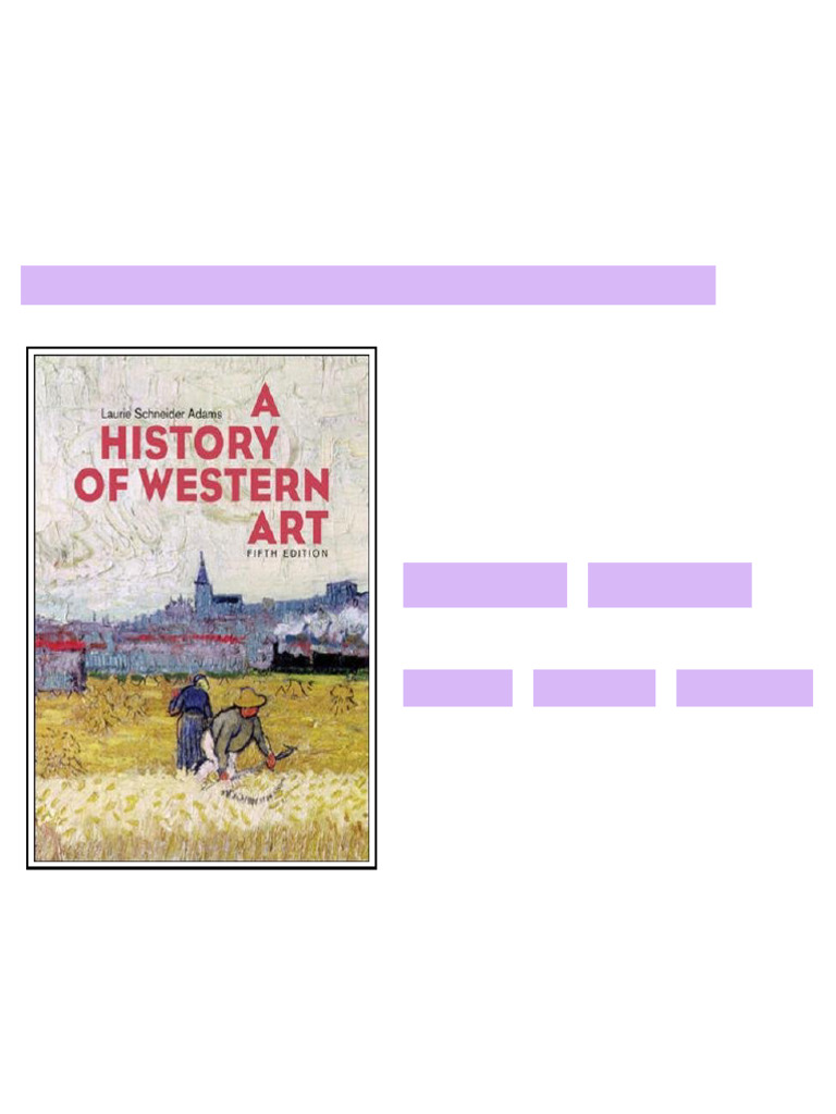 Test Bank For A History of Western Art 5th Edition full | PDF | Economics | Information