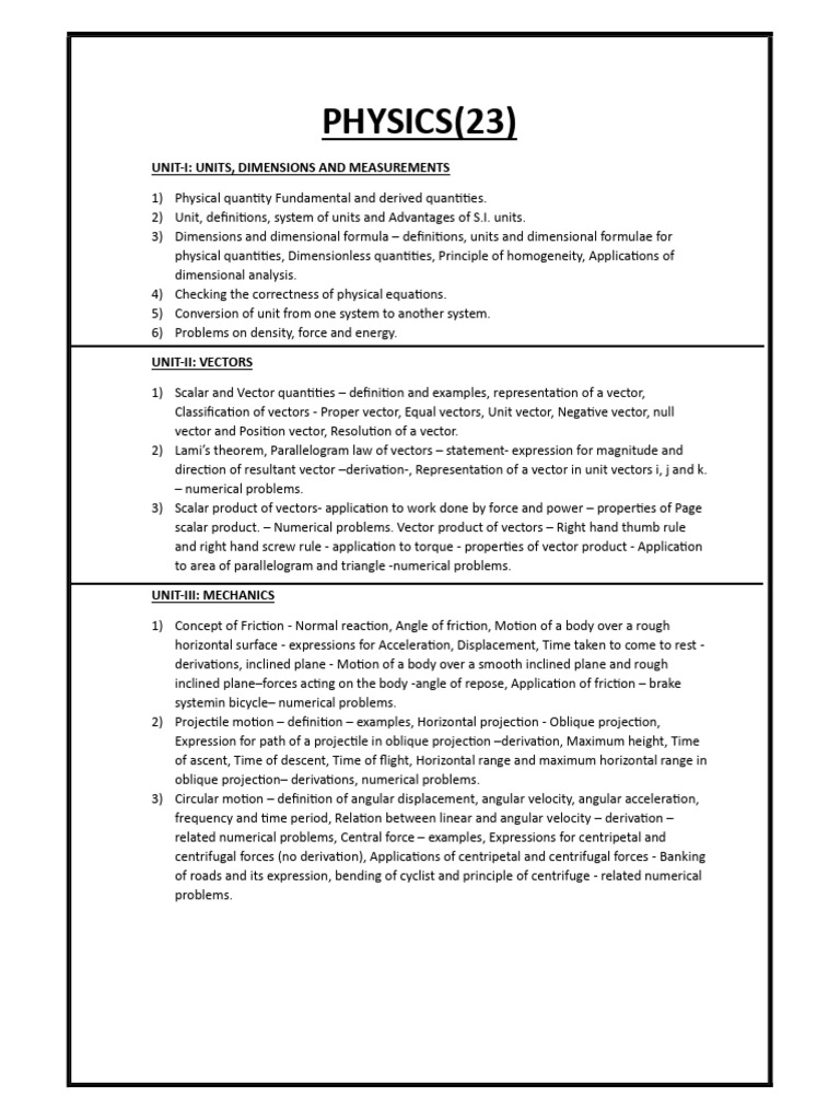 Comprehensive Physics Study Guide | PDF | Euclidean Vector | Semiconductors
