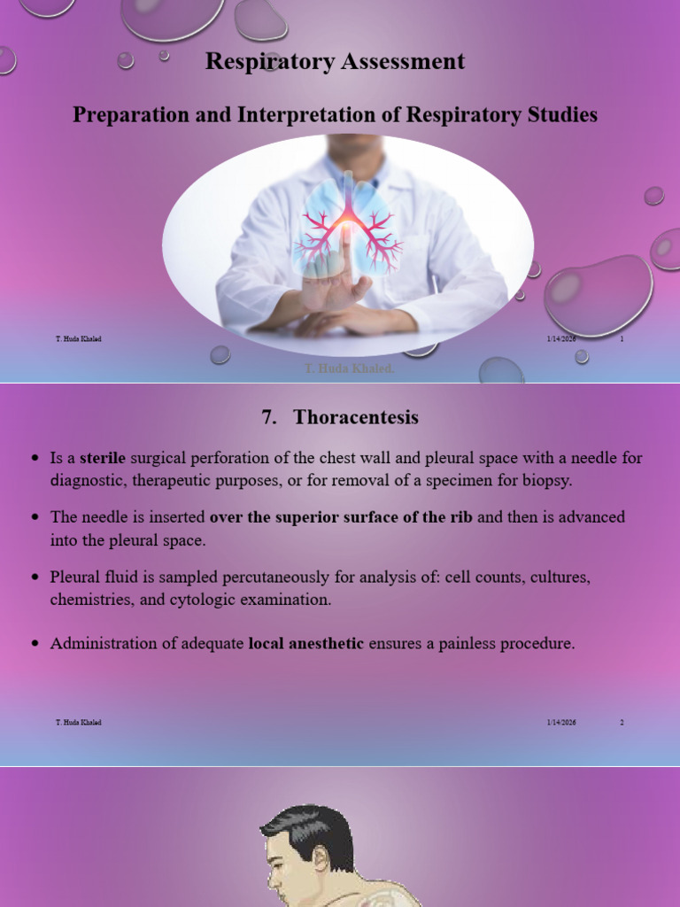 Respiratory Assessment Techniques Guide | PDF | Thorax | Lung