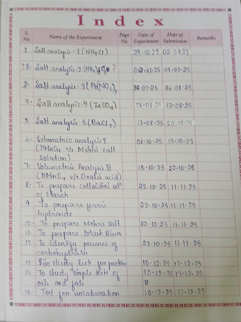 Experiment Submission Log Overview | PDF