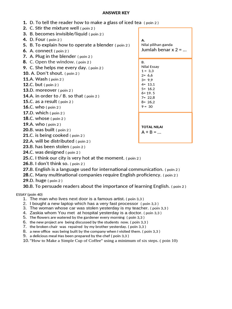 Answer Key | PDF | Chess Openings | Chess