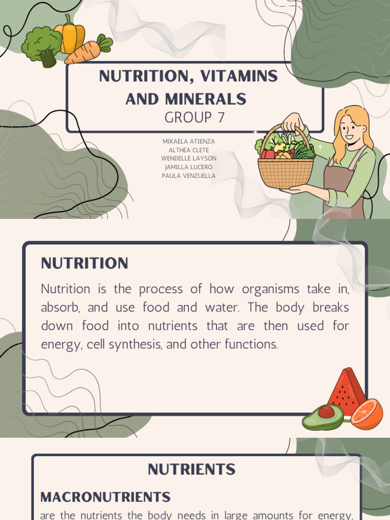 Essential Guide to Nutrition and Vitamins | PDF | Nutrients | Nutrition