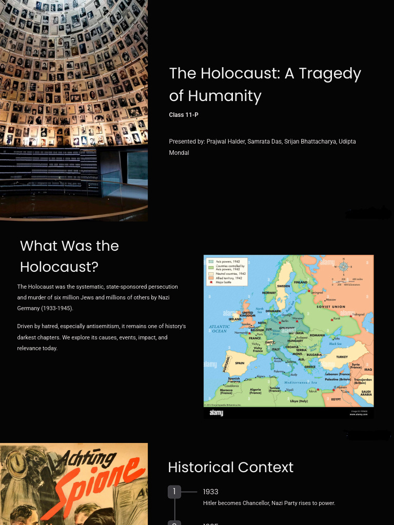 The Holocaust_ a Tragedy of Humanity | PDF | The Holocaust | Nazi Germany