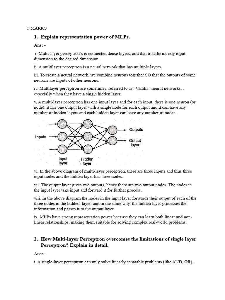 Understanding Multi-Layer Perceptrons and Gradient Descent | PDF | Deep ...