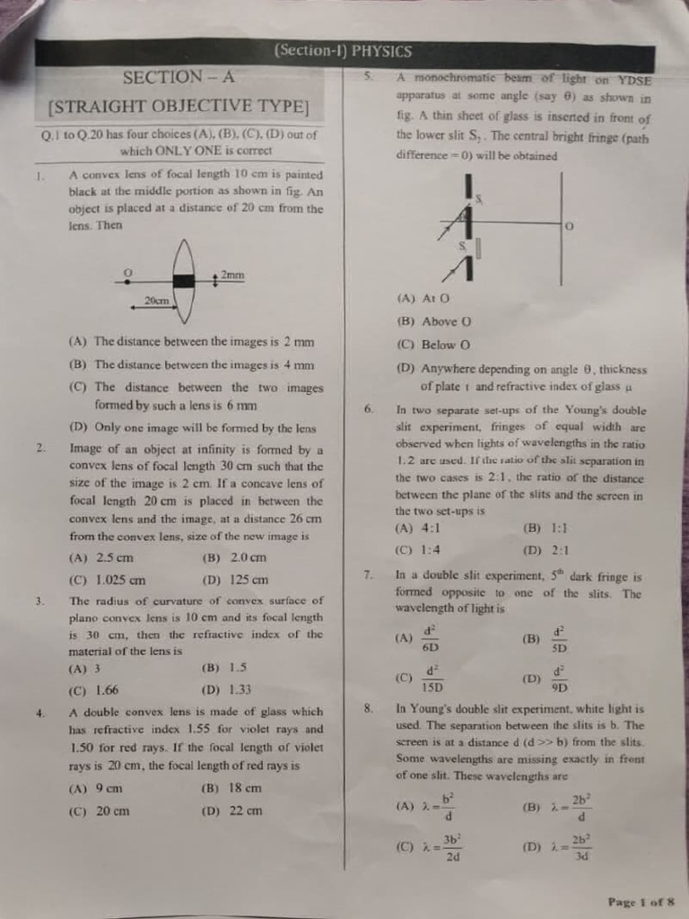 Jee Main Mock | PDF