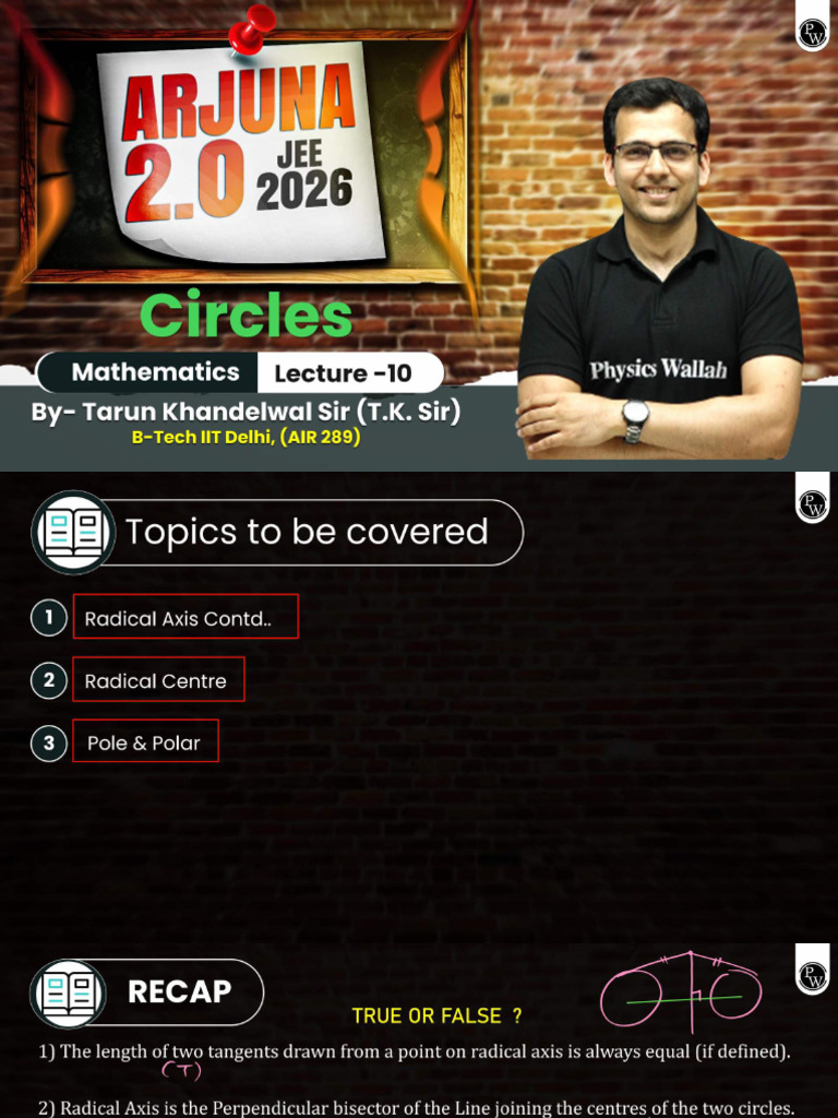 Circles 10 - Class Notes | PDF