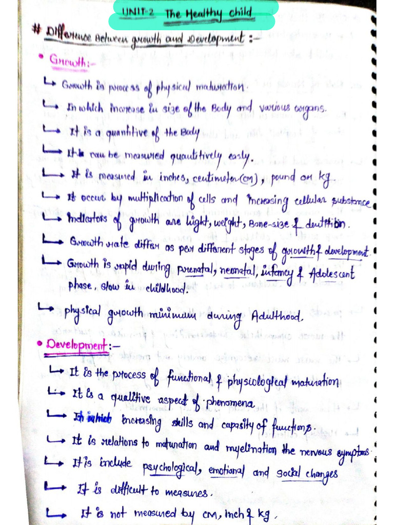 2 Growth & Development | PDF