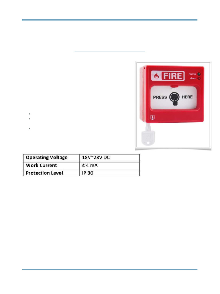 Asenware AW-D105 Manual Call Point | PDF