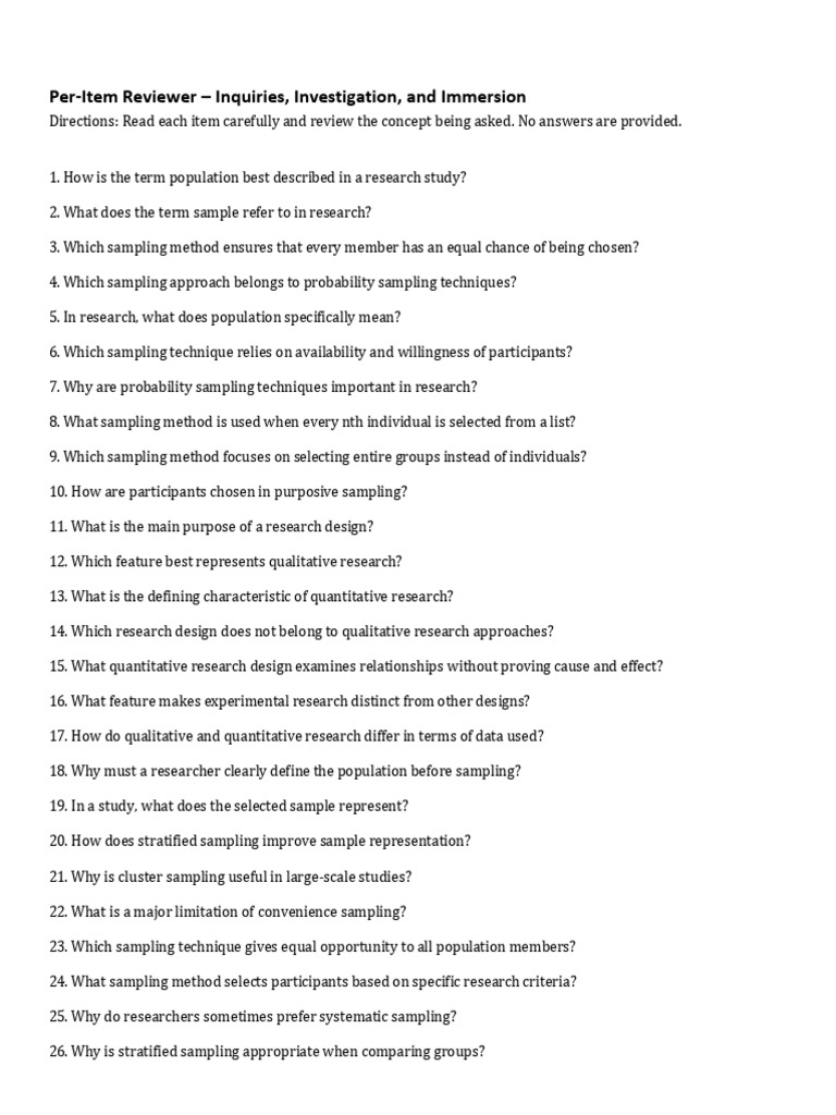 Research Sampling Methods Explained | PDF | Sampling (Statistics ...