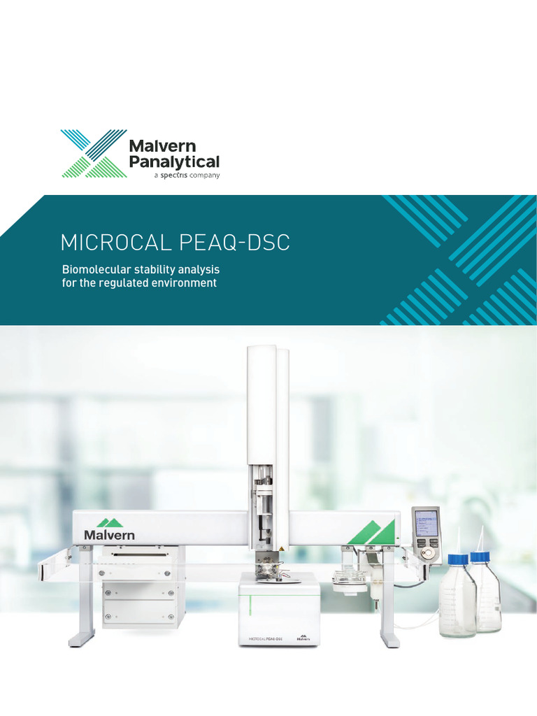 Malvern Panalytical - Microcal Peaq-dsc Brochure Mrk2309_tcm50-108212 ...