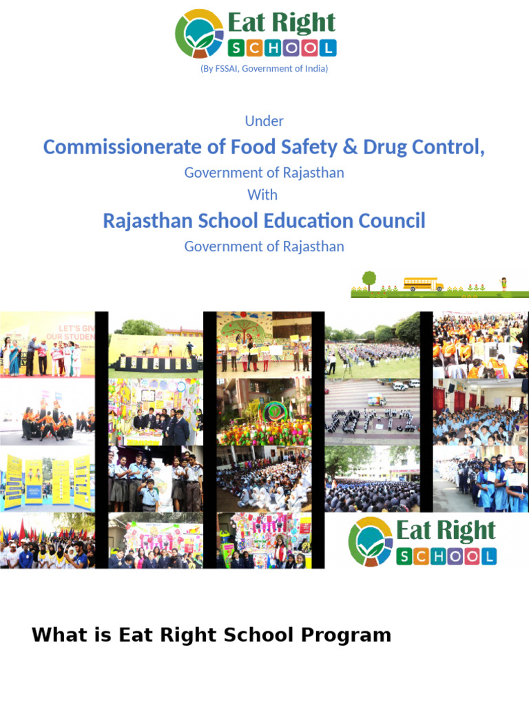 Eat Right School Program Overview | PDF | Food Safety