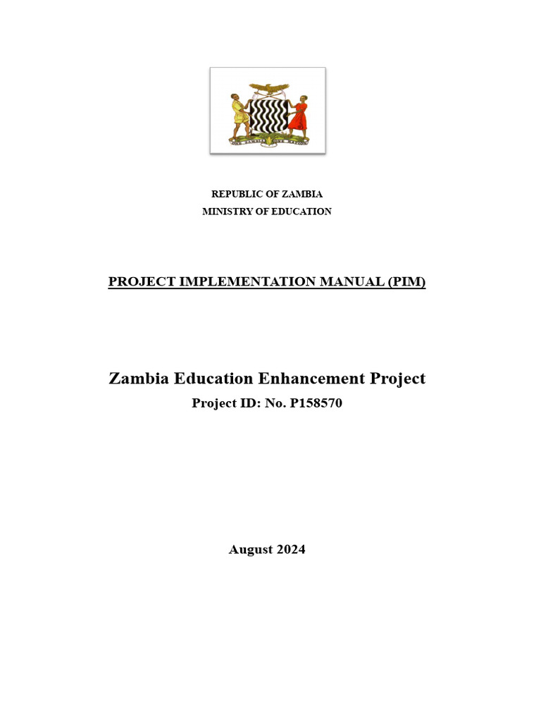 zambia-education-enhancement-project-pim-pdf-poverty-poverty