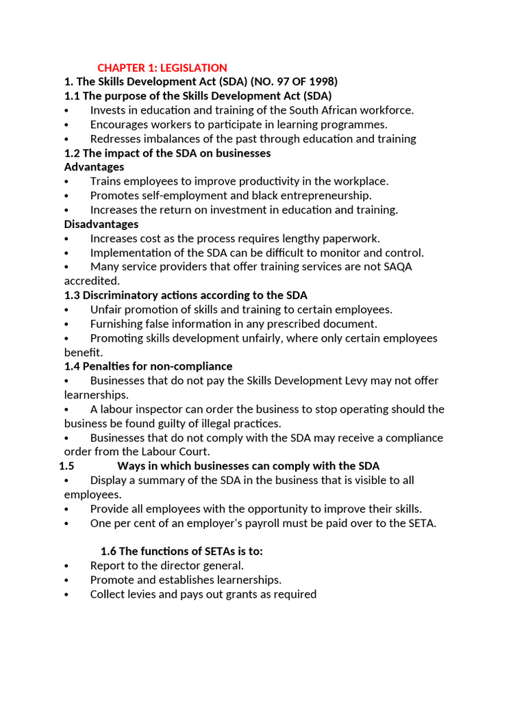Grade 12 Business Studies Notes Term 1 2025 | PDF | Recruitment ...