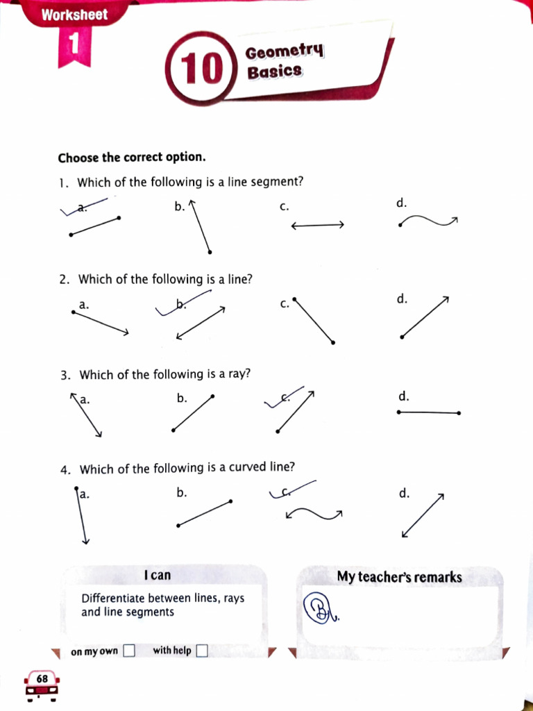 Class5 Maths - Chap 10 Geometry Workbook | PDF | Angle | Triangle Geometry