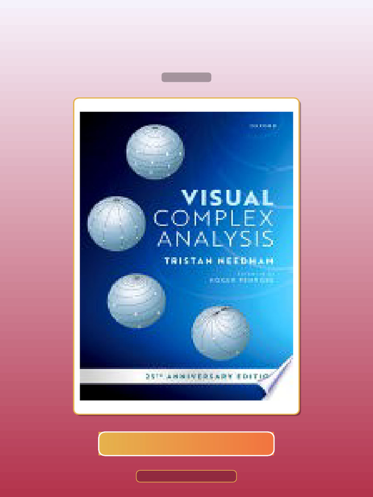 Test Bank for Visual Complex Analysis 25th Anniversary Edition Tristan ...