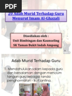 Menghormati Guru