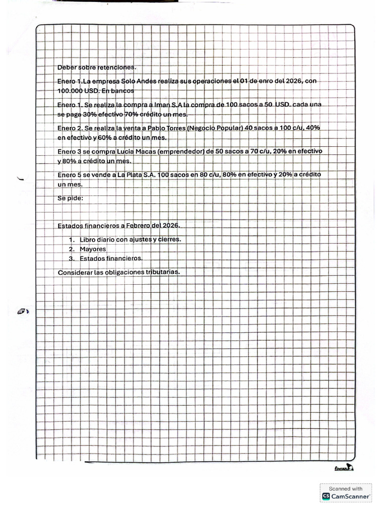 Ejercicio de Repaso Impuesto A La Renta | PDF