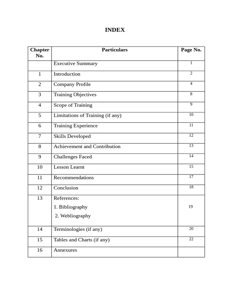 Training Program Report Overview | PDF