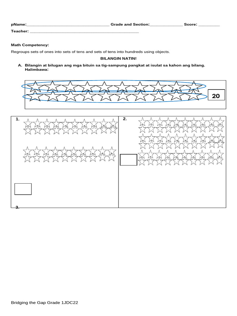 Bridging The Gap Grade 1 Quarter 1 Week 3 | PDF