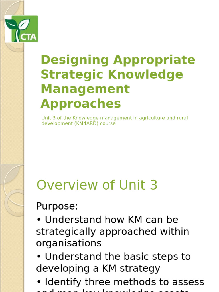 KM4ARDUNIT3final | PDF | Knowledge Management | Knowledge